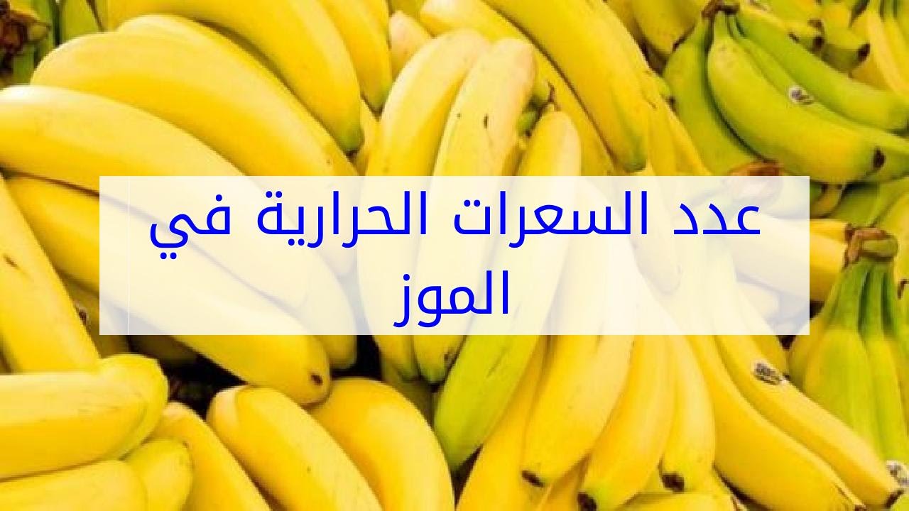 كم سعرة حرارية في الموز ؟