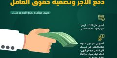 على صاحب العمل تصفية حقوق العامل خلال أسبوع، وذلك في حال انتهاء خدمته