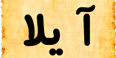 معنى اسم آيلا في الإسلام