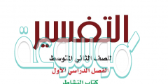 حل كتاب التفسير ثاني متوسط ف1 1442