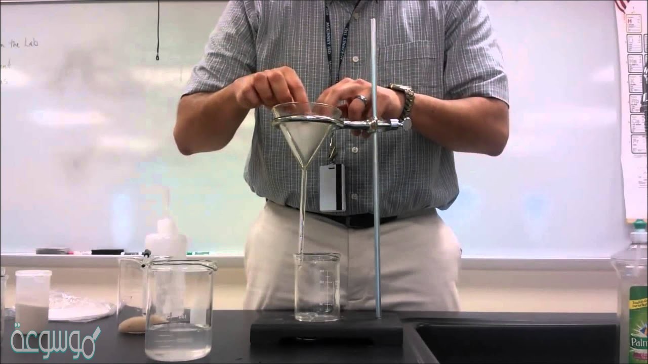 سم طريقة الفصل التي يمكن استعمالها في فصل مكونات المخاليط