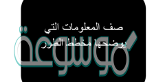 صف المعلومات التي يوضحها مخطط الطور