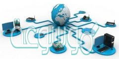 اتصال جهازي حاسب أو اكثر لتبادل البيانات والاشتراك في المصادر هو