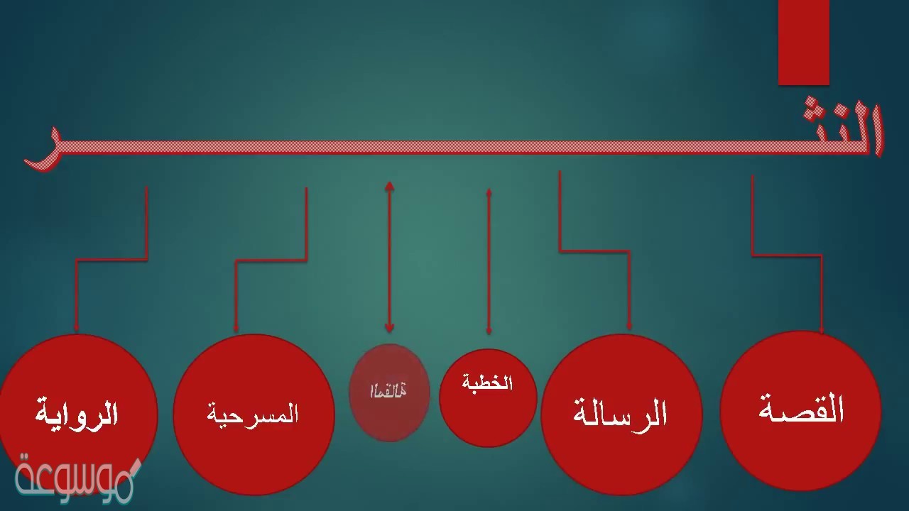 حل درس انواع النصوص