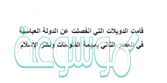 قامت الدويلات التي انفصلت عن الدولة العباسية في العصر الثاني بمهمة الفتوحات ونشر الإسلام
