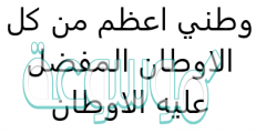 وطني اعظم من كل الاوطان المفضل عليه الاوطان