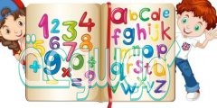طريقة التعامل مع تطبيق الحروف الانجليزية alphabet