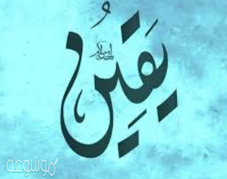 ضد كلمة الحدس هو اليقين