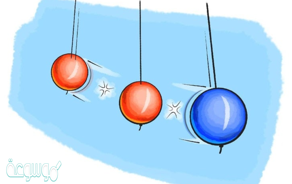 في التصادم المرن لا تفقد الطاقة الحركية، ولكنها تنتقل بين الجسيمات المتصادمة.