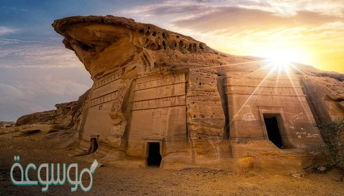 موقع مدينة العلا في السعودية