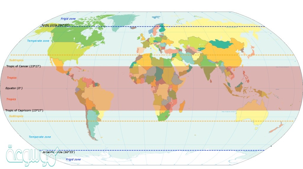 فسر يقل تركيز السكان في المناطق ذات المناخ المعتدل