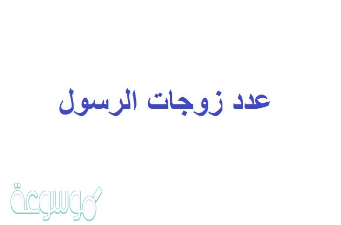 عدد زوجات الرسول