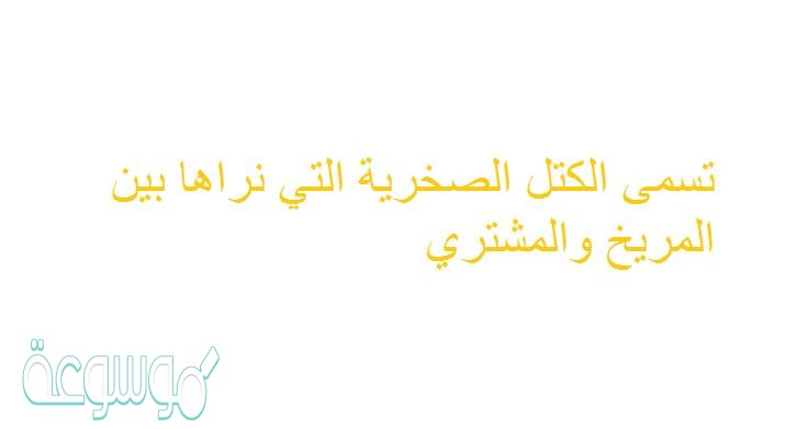 تسمى الكتل الصخرية التي نراها بين المريخ والمشتري