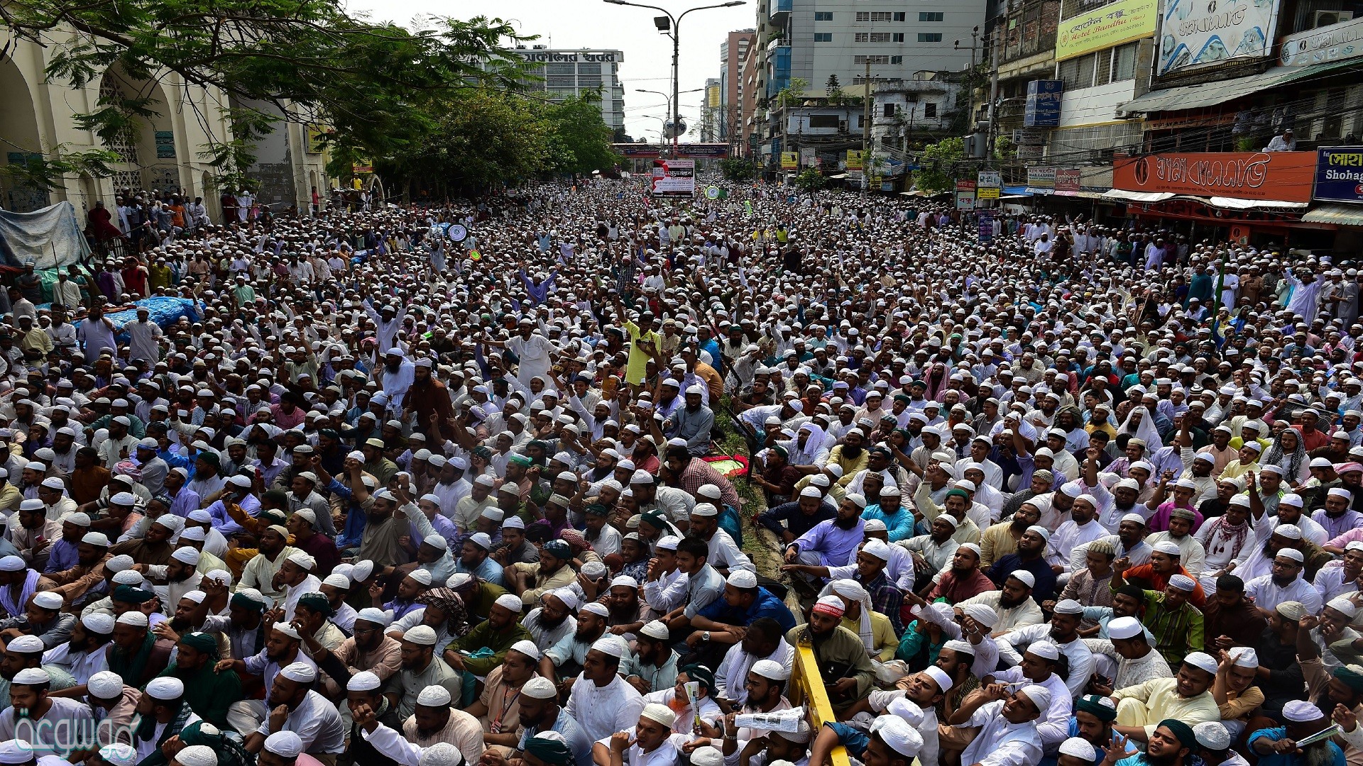 الكثافة السكانية في المناطق