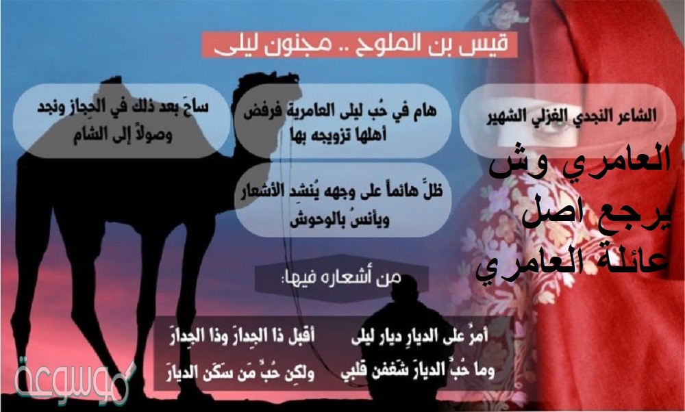 العامري وش يرجع، عائلة العامري من وين