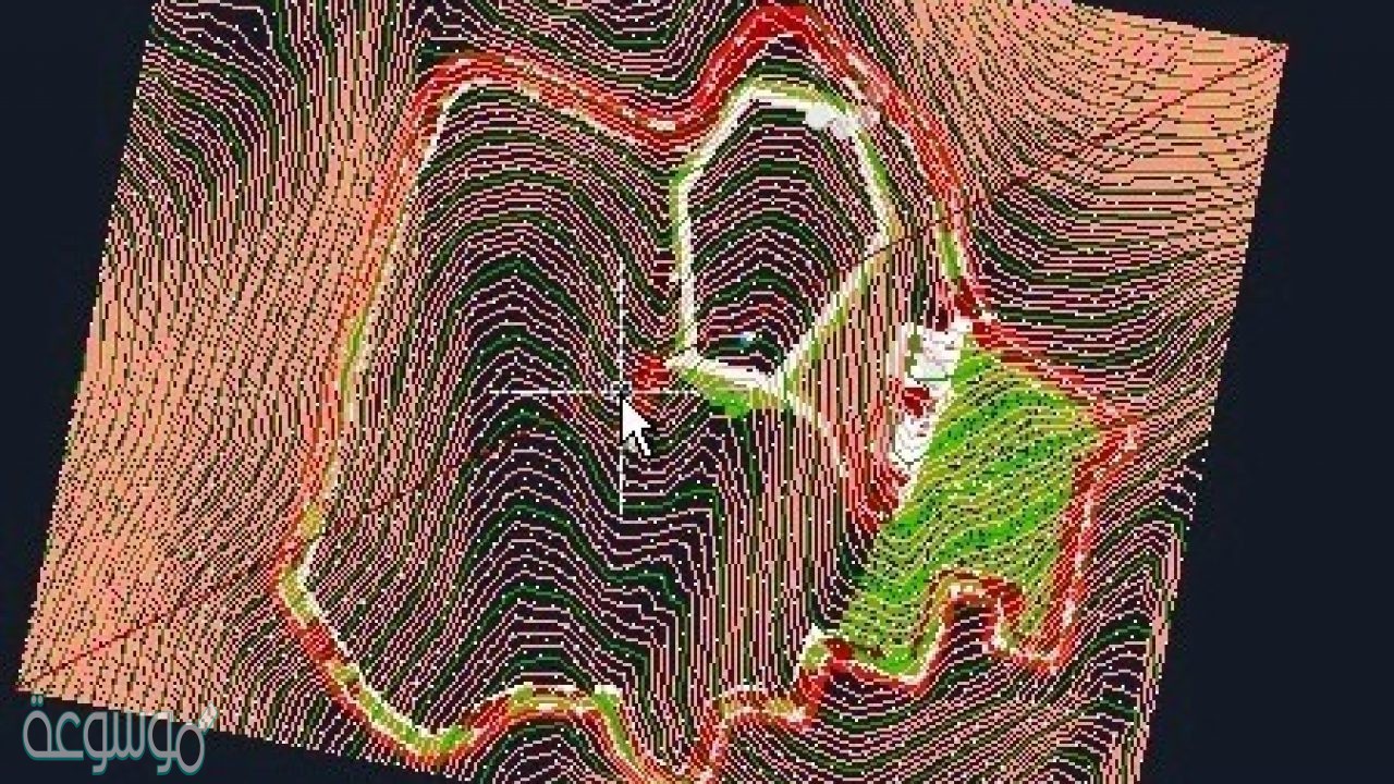 في المناطق المرتفعه تكون خطوط الكنتور