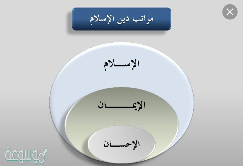 كم عدد مراتب الدين الإسلامي