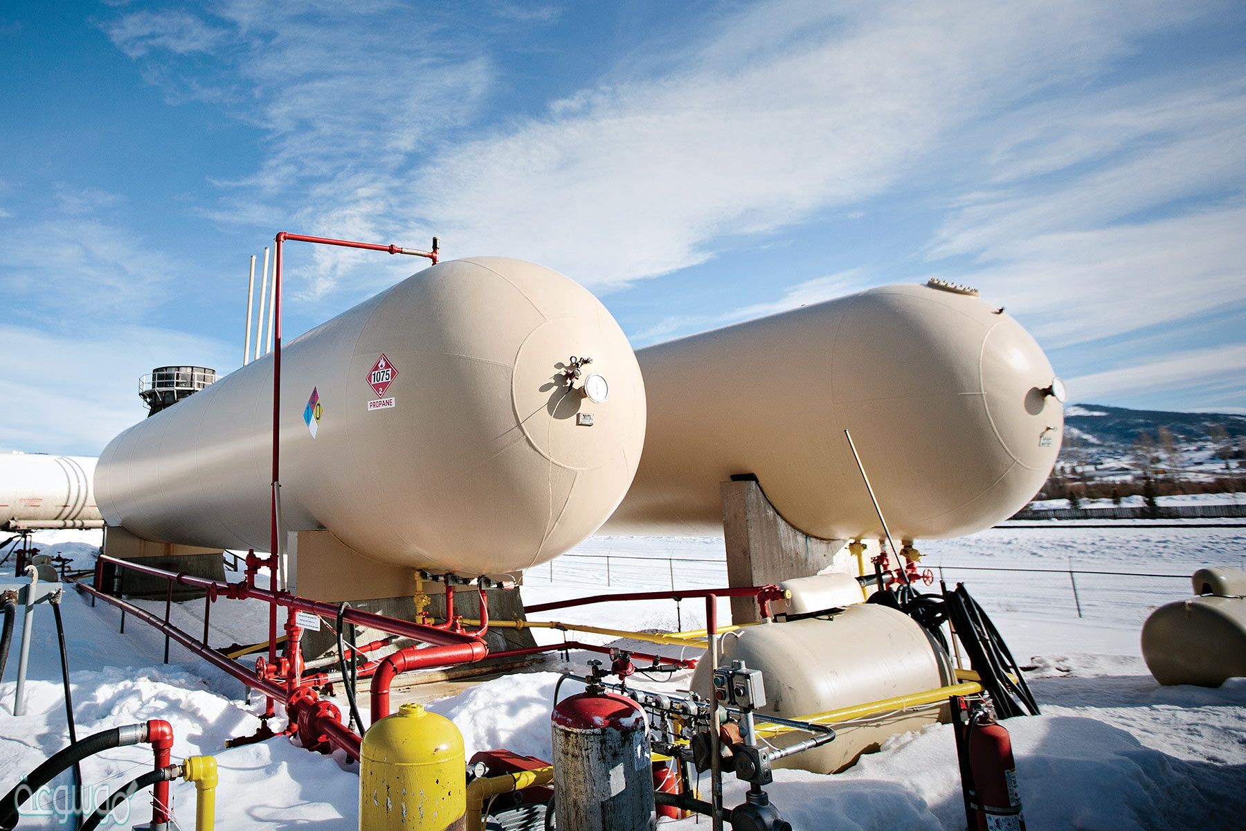 كم لترا من غاز البروبان يلزم لكي تحترق