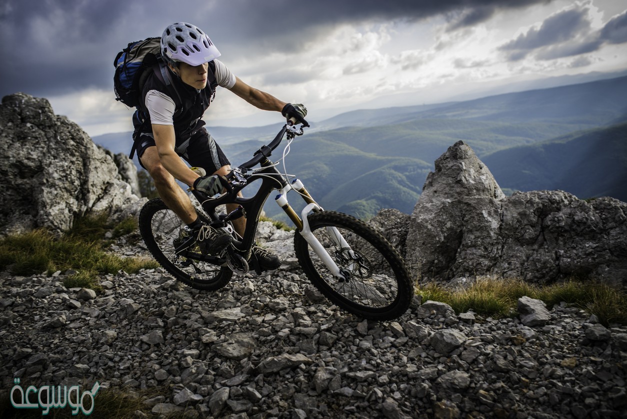 كيف تساعد الدراجة الهوائية الجبلية