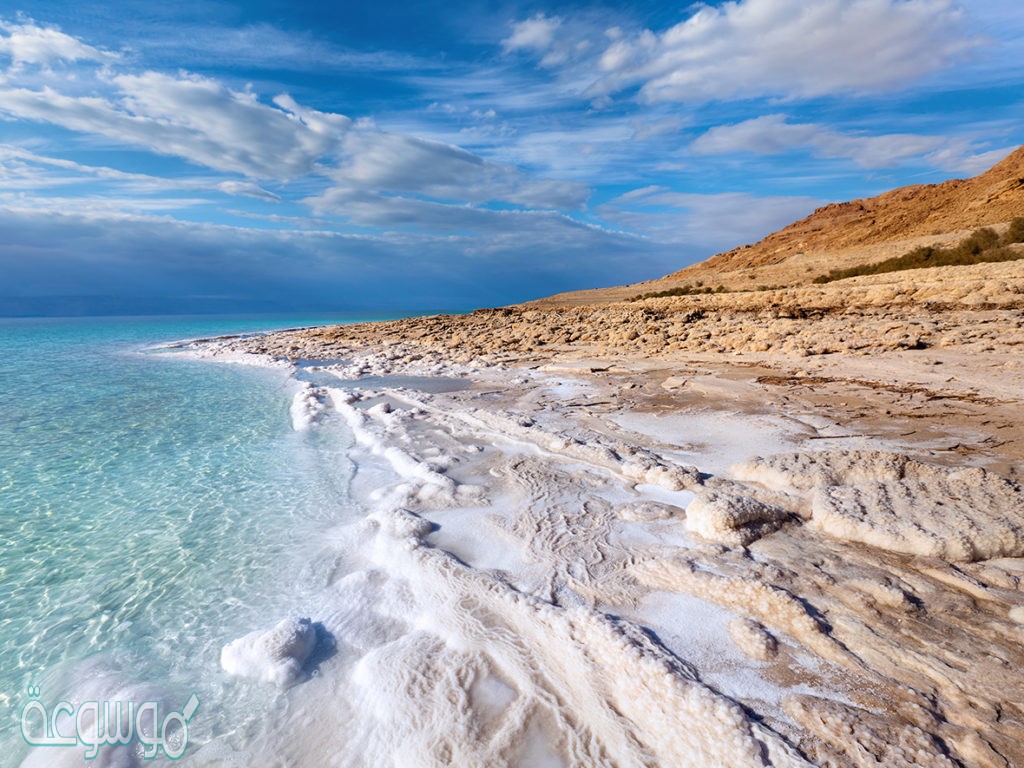 اول الاملاح التي يتم ترسيبها من املاح البحر الميت