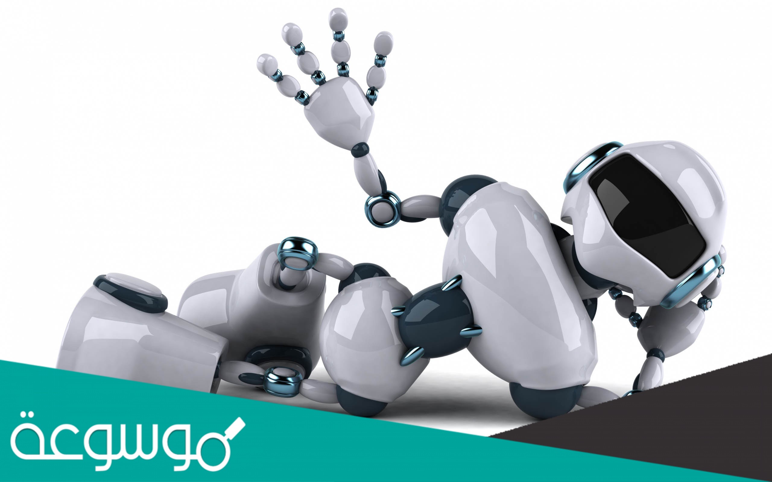 مسابقة تتبع الخط الأسود يقوم فيها الروبوت