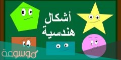 الاوجه والاحرف والرؤوس للصف الثاني