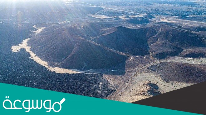 تكونت من حمم البركان