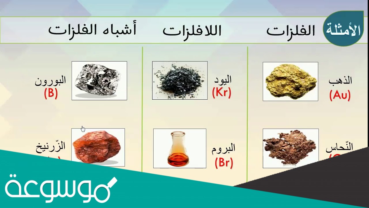 كيف لنا ان نستفيد من الفلزات