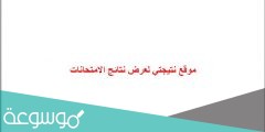 موقع نتيجتي لعرض نتائج الامتحانات