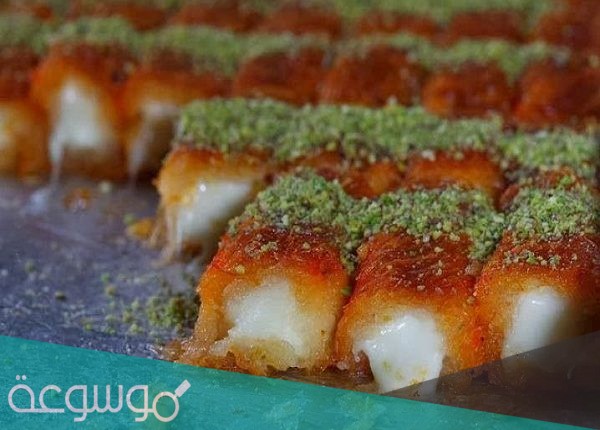 طريقة عمل الكنافة الملفوفة بالقشطة بالمكونات والبدائل المتواجدة في المنزل