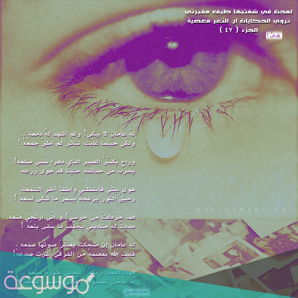 تحميل رواية لمحت في شفتيها طيف مقبرتي