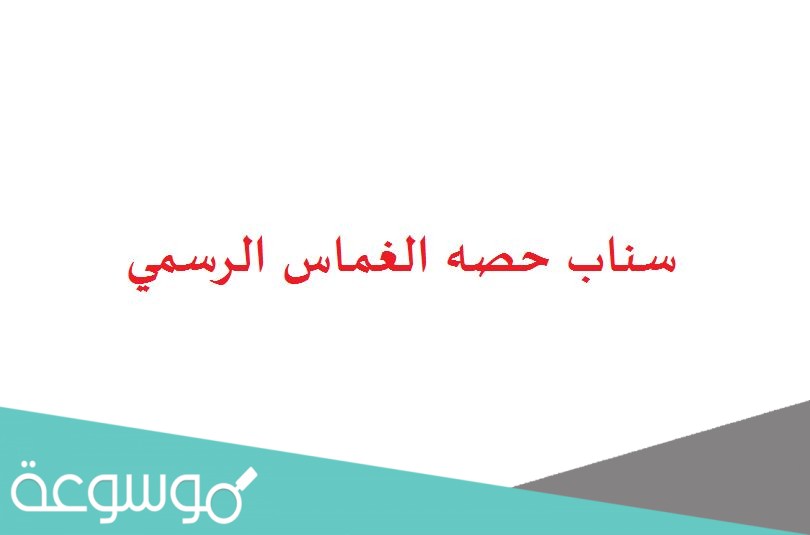 سناب حصه الغماس الرسمي