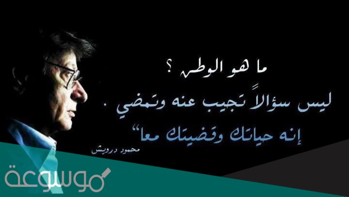 كلمات عن فلسطين محمود درويش