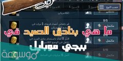 ما هي بنادق الصيد في ببجي موبايل