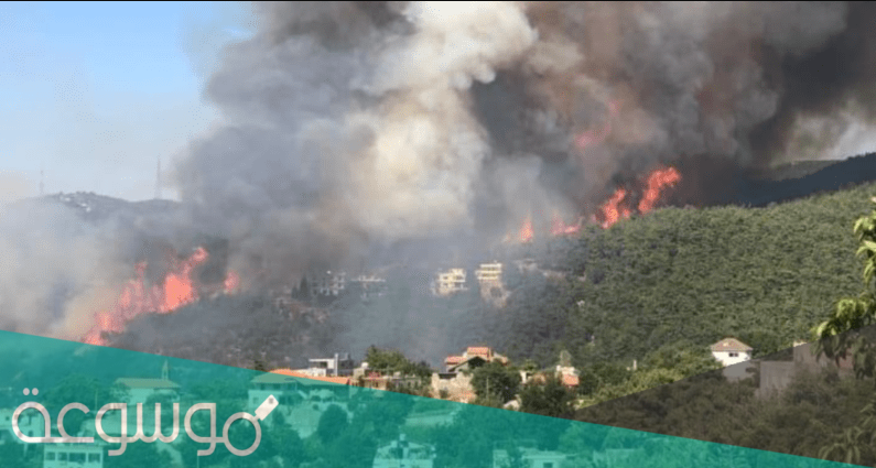سبب حريق في القبيات شمال لبنان
