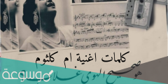 كلمات اغنية هو صحيح الهوى غلاب لام كلثوم