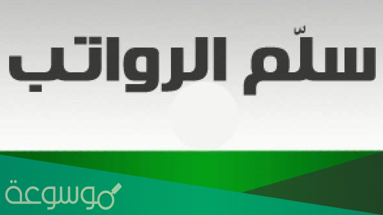 سلم رواتب المؤسسة العامة للتدريب التقني والمهني 1442
