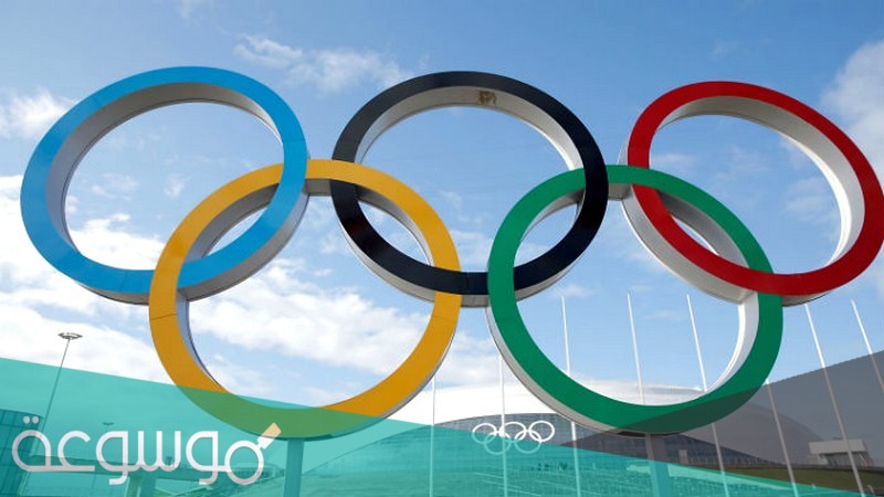 كم عدد الحلقات الموجودة في رمز الألعاب الأولمبية؟