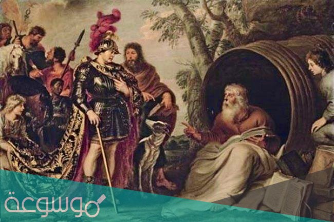 فيلسوف يونانى كان يبحث عن الانسان بمصباح فى وضح النهار