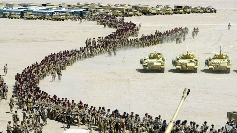 عدد الدول المشاركة في رعد الشمال من خمسة حروف