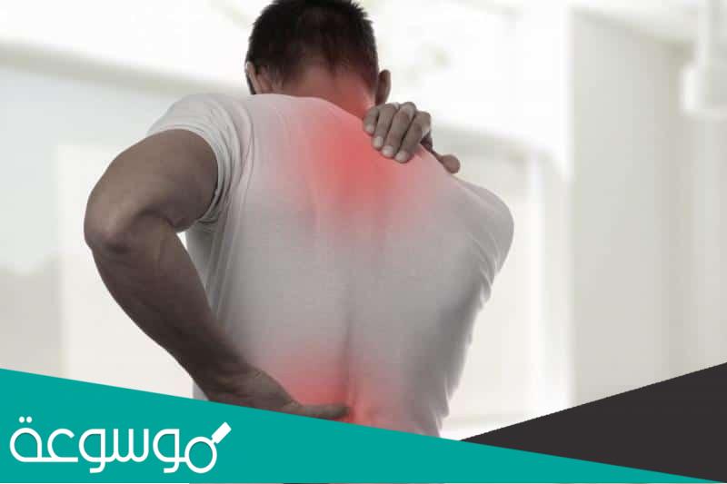 جدول يوضح الفرق بين الم الأعصاب وآلام العضلات