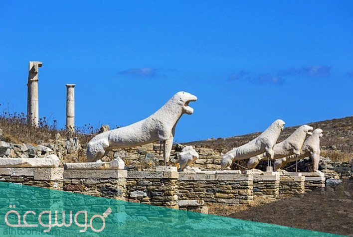 جزيرة ديلوس اليونانية