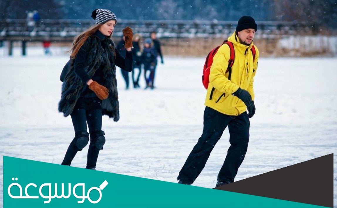 خطوات تعلم رياضة التزلج على الجليد