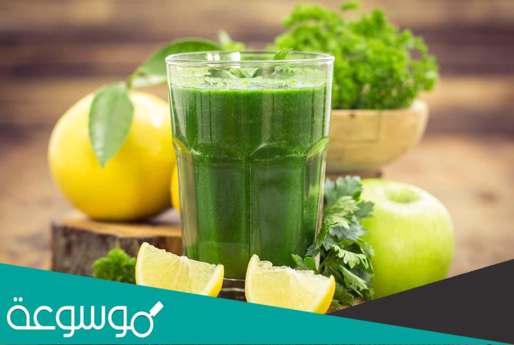طريقة عمل المشروب الاخضر بعدة نكهات