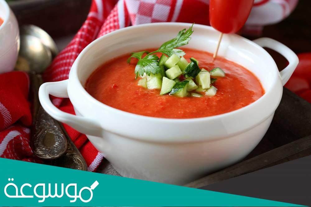 طريقة عمل شوربة الجازباتشو