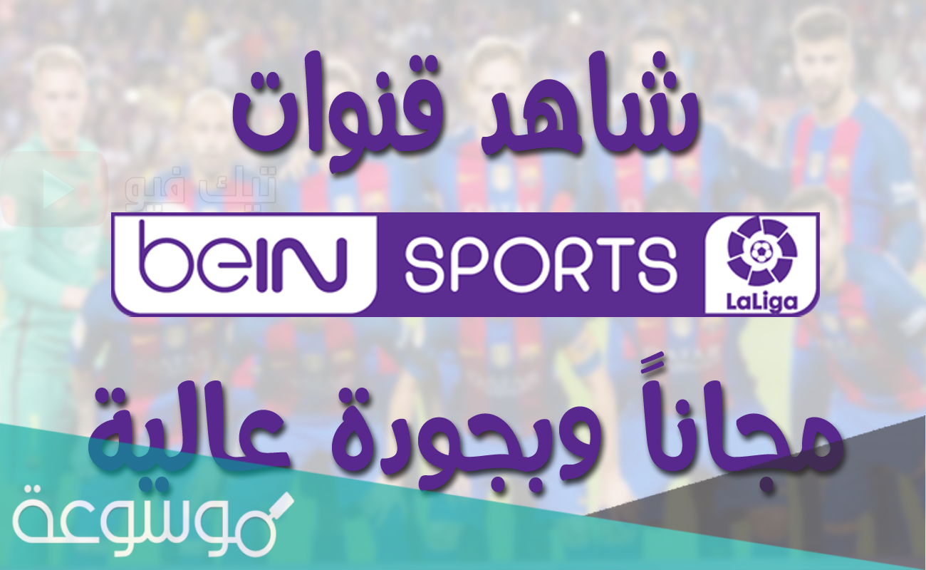 مشاهدة جميع قنوات Bein Sports الرياضية مجاناً على هاتفك