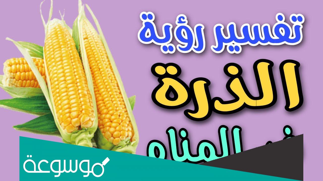 تفسير رؤية الذرة في المنام