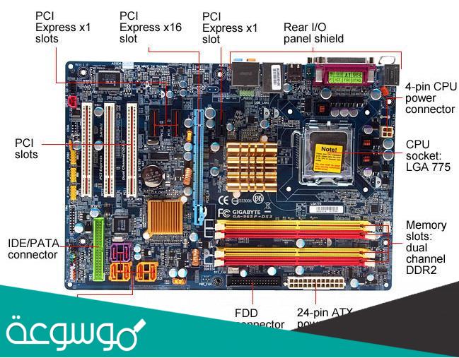 اعطال الماذربورد وطريقة إصلاحها