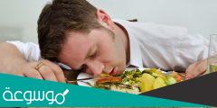 تأثير عادات الأكل على النوم