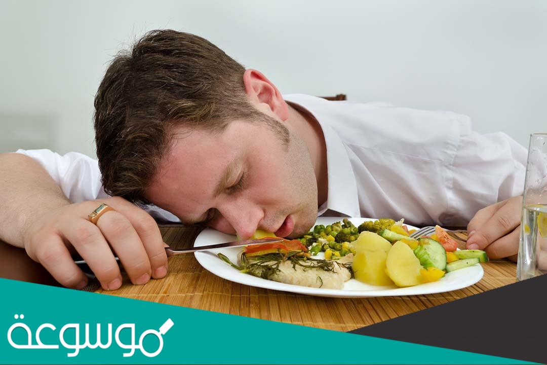 تأثير عادات الأكل على النوم